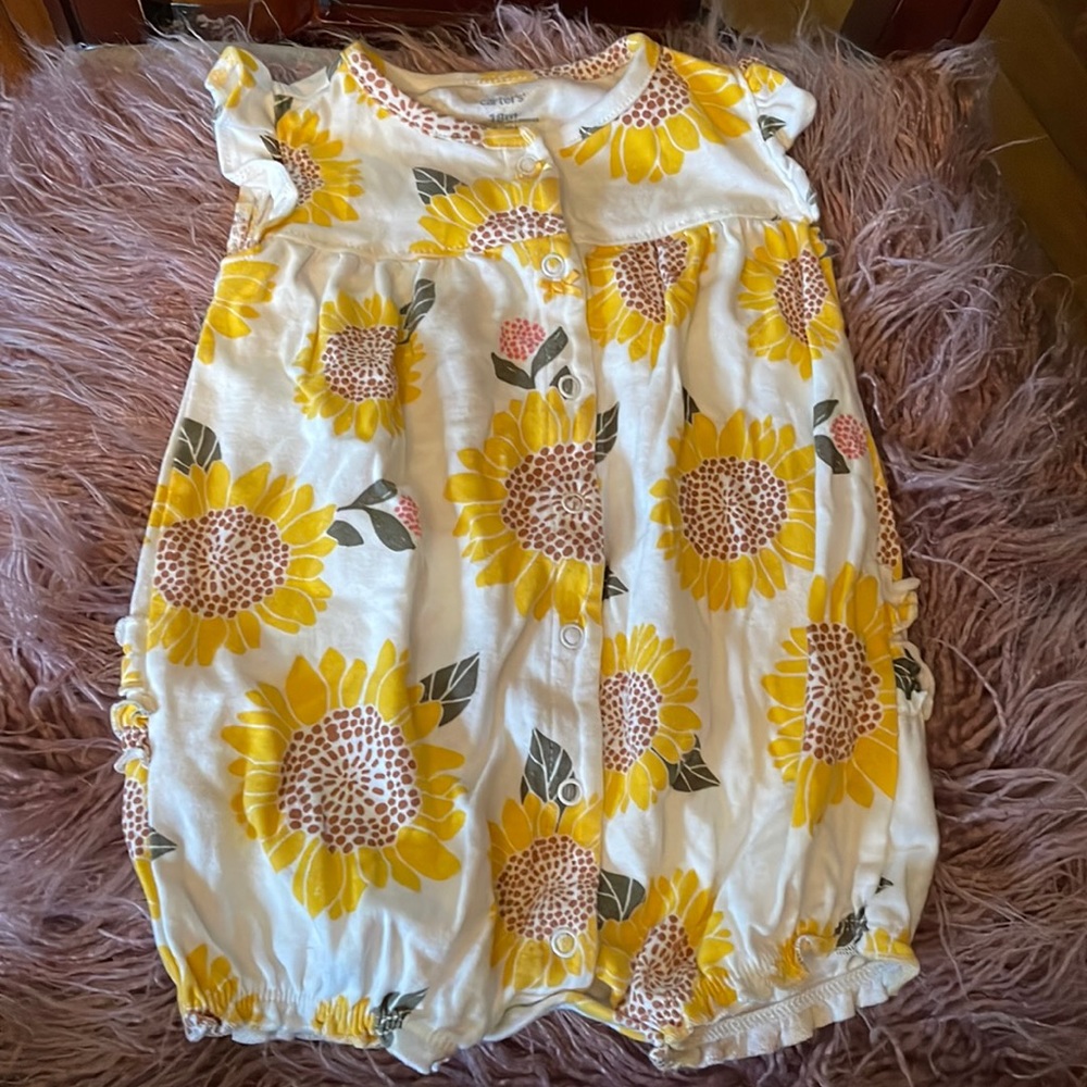 Carter’s Sunflower Romper - 18M